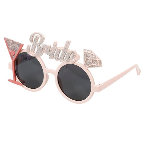 NPXUAMTJ Weinglas Diamant Fun Gläsern Bachelorette Party Versorgung Braut Zu Gläser Diamant Weinglas Brille Sonnenbrille von NPXUAMTJ