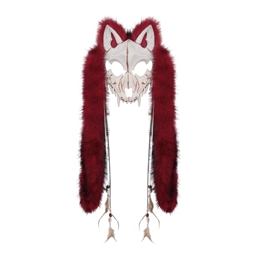 NPXUAMTJ Werwolfs Maske Fauxpelze Vikinges Füchse Maske Kopfstücke Pelztiere Masque Werwolfs Cosplay Kostüme Zum Anziehen Von Halloween Cosplay Kostüm NPXUAMTJ Werwolfs Maske Fauxpelze Vikinges Füchse Maske Kopfstücke Pelztiere Masque Werwolfs Cosplay Kostüme Zum Anziehen Von Halloween Cosplay Kostüm von NPXUAMTJ