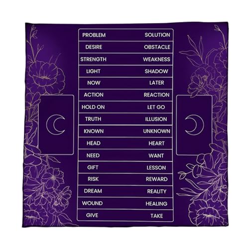 Prämien Velvets Tarots Tischdecke Mehrfachgröße Mystische Fade Widerstandsfestes Waschmaschinen Accessoire Velvets Divination Table Abdeckung von NPXUAMTJ