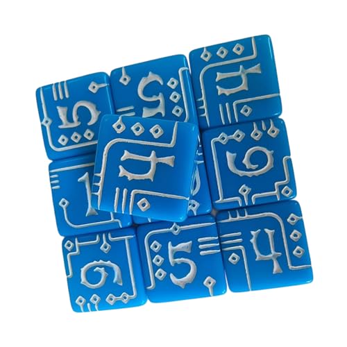 Tactiles Acrylic Industrial Themed Number Dices PRECISIONS BEBALLTE Dices FÜR ROLLEplaying Und Klassenzimmer Lernfeier Accessoires von NPXUAMTJ
