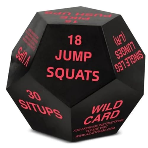 Übung Dices Workout Dices Mit 12 Einzigartigen Trainingsoptionen 12 Seitig Sided Fitness Spiel Zum Spaß Und Ansprechend von NPXUAMTJ