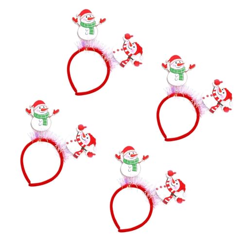 Weihnachtsmann/Schneemann/Hirsch Weihnachten Kopfbedeckung Verstellbares Elastisches Haarband Accessoire Für Erwachsene Kinder Urlaub Dekorationen Elastische Weihnachtskopfbedeckung Für Erwachsene von NPXUAMTJ