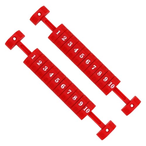 NPYQ 2pcs Table Football Counter Scores Keeper 10 Zahlen Bewertungsbewertungszähler Indikatoren Plastikfußball Torhüter NPYQ 2pcs Table Football Counter Scores Keeper 10 Zahlen Bewertungsbewertungszähler Indikatoren Plastikfußball Torhüter von NPYQ