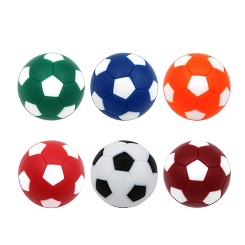 NPYQ 6 Stück Tischfußball Ersatzball Offizieller Tischspielball Offizieller 32-mm Tischfußball Fußball Tischfußball von NPYQ