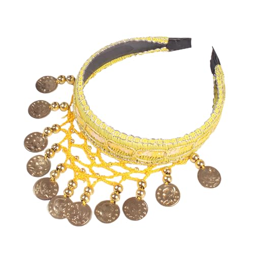 NPYQ ETHNISCHE Bauchtanz Kopfbedeckung Elegante Goldmünze Quasten Haarband Für Bühnenaufführungen Und Kulturelle Eventfeierlichkeiten NPYQ ETHNISCHE Bauchtanz Kopfbedeckung Elegante Goldmünze Quasten Haarband Für Bühnenaufführungen Und Kulturelle Eventfeierlichkeiten von NPYQ