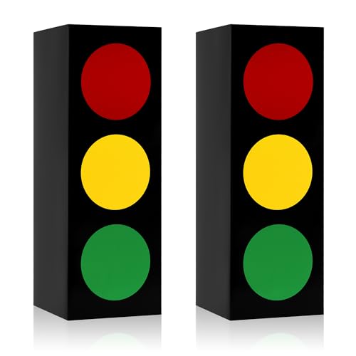 NQEUEPN 2 Stück Ampel Geschenkboxen, Kreative Ampel Geschenkboxen Ampel Tischaufsatz Mittelstücke für Geburtstagsparty Dekorationen zum Thema Auto für Jungen und Mädchen NQEUEPN 2 Stück Ampel Geschenkboxen, Kreative Ampel Geschenkboxen Ampel Tischaufsatz Mittelstücke für Geburtstagsparty Dekorationen zum Thema Auto für Jungen und Mädchen von NQEUEPN