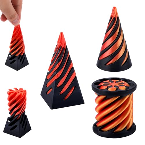 3stk Teilige Kegel Durchgangsskulptur, Unmögliche Pyramiden-Durchgangsskulptur Durchgangsskulptur Spiralkegel-Zappelspielzeug Schreibtisch Dekoration für Schreibtisch Souvenirgeschenk 3stk Teilige Kegel Durchgangsskulptur, Unmögliche Pyramiden-Durchgangsskulptur Durchgangsskulptur Spiralkegel-Zappelspielzeug Schreibtisch Dekoration für Schreibtisch Souvenirgeschenk von NQEUEPN