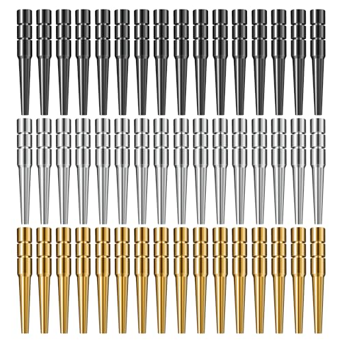 48 Stück Cribbage Board Pegs, Metall Cribbage Pegs Passend für 1/8 Loch Cribbage Board Pins Peg Board Game Zubehör für Freunde und Familie (3 Farben) von NQEUEPN