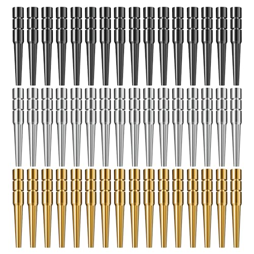 48 Stück Cribbage Board Pegs, Metall Cribbage Pegs Passend für 1/8 Loch Cribbage Board Pins Peg Board Game Zubehör für Freunde und Familie (3 Farben) von NQEUEPN