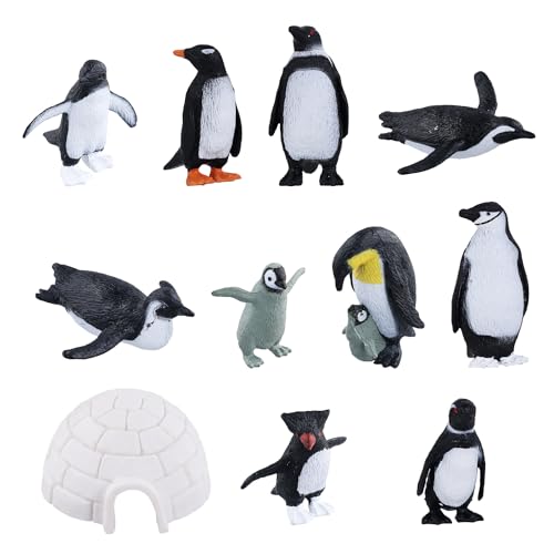 11St Mini Pinguin Figuren, Realistisch Pinguin Figuren Klein Arktis Miniatur Pinguin Figuren Pinguin Kuchenaufsatz Mini Pinguin Spielzeug für Partyzubehör Geschenke für Kinder 11St Mini Pinguin Figuren, Realistisch Pinguin Figuren Klein Arktis Miniatur Pinguin Figuren Pinguin Kuchenaufsatz Mini Pinguin Spielzeug für Partyzubehör Geschenke für Kinder von NQEUEPN