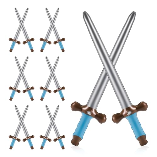 NQEUEPN 12St Aufblasbare Schwerter, 60cm Aufblasbare Piratenschwerter Piratenpartyschwerter Aufblasbare Spielzeugschwerter Piratenpartyzubehör für Geburtstag Cosplay Halloween Kostüm NQEUEPN 12St Aufblasbare Schwerter, 60cm Aufblasbare Piratenschwerter Piratenpartyschwerter Aufblasbare Spielzeugschwerter Piratenpartyzubehör für Geburtstag Cosplay Halloween Kostüm von NQEUEPN