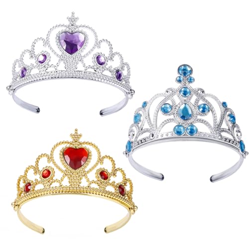 NQEUEPN 3stk Teiliges Geburtstagskronen-Tiara für Kleine Mädchen, Prinzessinnenkronen-Tiara Kleinkind-Tiara Prinzessinnen-Ankleidezubehör Prinzessinnen-Schmuckset Spielzeuggeschenk für Mädchen NQEUEPN 3stk Teiliges Geburtstagskronen-Tiara für Kleine Mädchen, Prinzessinnenkronen-Tiara Kleinkind-Tiara Prinzessinnen-Ankleidezubehör Prinzessinnen-Schmuckset Spielzeuggeschenk für Mädchen von NQEUEPN