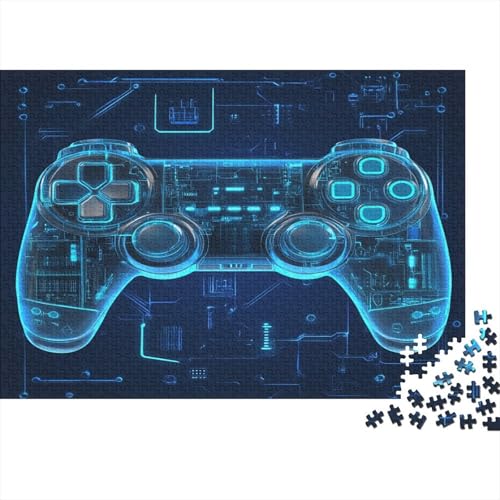 Spieler Jigsaw Puzzle 1000 Pieces Challenging Brain Teaser Unique Gift Wood Eco-Friendly Materials Exhibition for Kids 1000pcs (75x50cm) von NQHXLRUDC