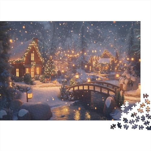 Weihnachten Puzzle 1000 Teile Herausforderungsspielzeug Einzigartiges Geschenk Märchen Limited Edition Erwachsene 1000pcs (75x50cm) von NQHXLRUDC
