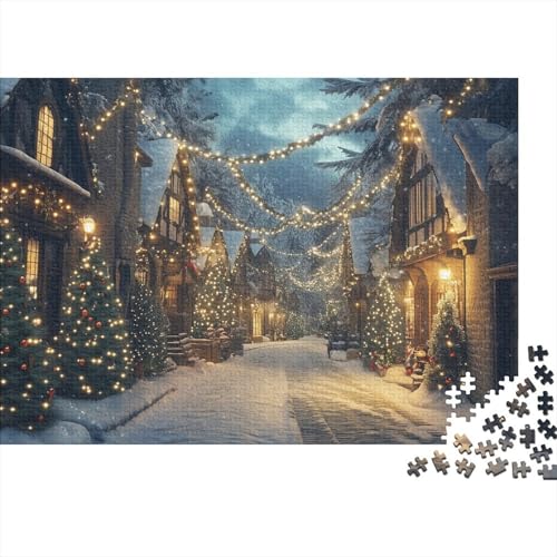 Weihnachten Puzzles 1000 Teile Herausforderungsspielzeug Einzigartiges Geschenk Märchen Limited Edition Erwachsene 1000pcs (75x50cm) von NQHXLRUDC