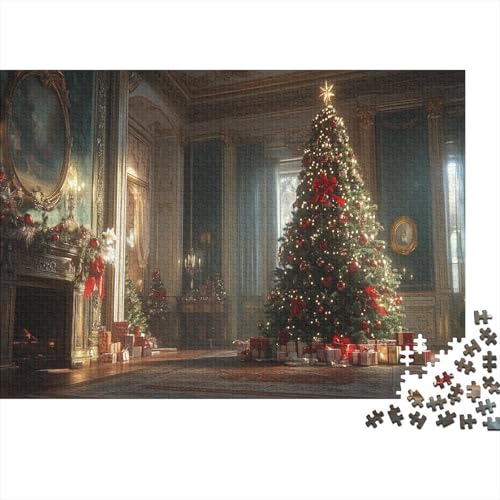 Weihnachten Puzzles 1000 Teile Lernspiel Einzigartiges Geschenk Märchen Holzwerkstoffe Erwachsene 1000pcs (75x50cm) von NQHXLRUDC