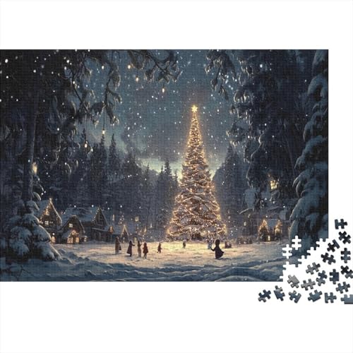 Weihnachten Puzzles 1000-teilige Herausforderungsspielzeug Einzigartiges Geschenk Märchen Limited Edition Erwachsene 1000pcs (75x50cm) von NQHXLRUDC