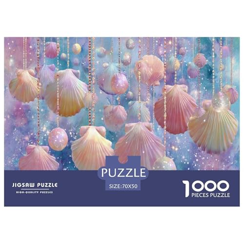 Amulett Puzzle Für Erwachsene Und Kinder 1000 Teile Herausforderungsspielzeug Muschel Puzzlespiel Familienbildungsspiel Geschenk Für Home Dekoration 70x50cm/1000pcs von NQLIQOZKD
