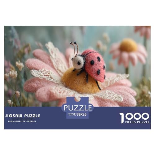 Blume Puzzle 1000 Teiliges Herausforderungsspielzeug Erwachsene Und Ab 12 Jahren Marienkäfer Kreatives Familienbildungsspiel Geschenk Für Home Dekoration 38x26cm 1000pcs Blume Puzzle 1000 Teiliges Herausforderungsspielzeug Erwachsene Und Ab 12 Jahren Marienkäfer Kreatives Familienbildungsspiel Geschenk Für Home Dekoration 38x26cm 1000pcs von NQLIQOZKD