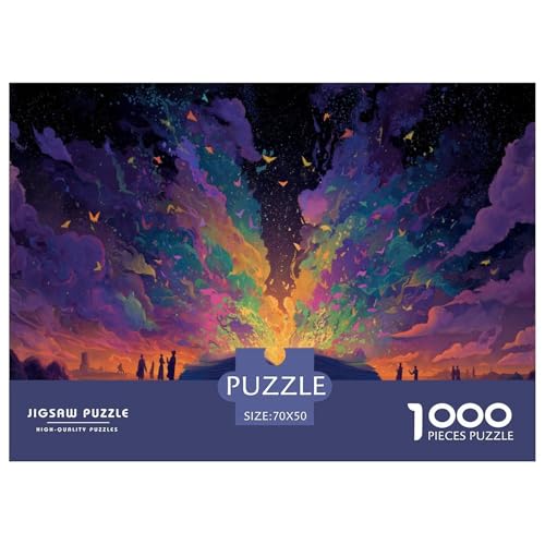 Buch Puzzle 1000 Teile Herausforderungsspielzeug Erwachsene Und Ab 12 Jahren Traumhaft Kreatives Puzzle Familienbildungsspiel Geschenk Für Home Dekoration 70x50cm 1000pcs von NQLIQOZKD
