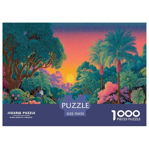 Candlelight-Dinner Puzzle 1000 Teile Herausforderungsspielzeug Erwachsene Und Kinder Dschungel Familienfreizeit Puzzle Bildungsherausforderung Geschenk Für Home Dekoration 70x50cm/1000pcs von NQLIQOZKD