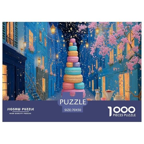 Dessert Puzzle 1000 Teile Herausforderungsspielzeug Für Erwachsene Märchen Kreatives Puzzle Familienbildungsspiel Geschenk Für Home Dekoration 70x50cm/1000pcs von NQLIQOZKD