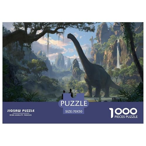 Dinosaurier Puzzle 1000 Teile Herausforderungsspielzeug für Erwachsene und ab 12 Jahren prähistorische Welt kreatives Puzzle Bildungsspiel Entspannung Geschenk für Home Dekoration 70x50cm 1000pcs Dinosaurier Puzzle 1000 Teile Herausforderungsspielzeug für Erwachsene und ab 12 Jahren prähistorische Welt kreatives Puzzle Bildungsspiel Entspannung Geschenk für Home Dekoration 70x50cm 1000pcs von NQLIQOZKD