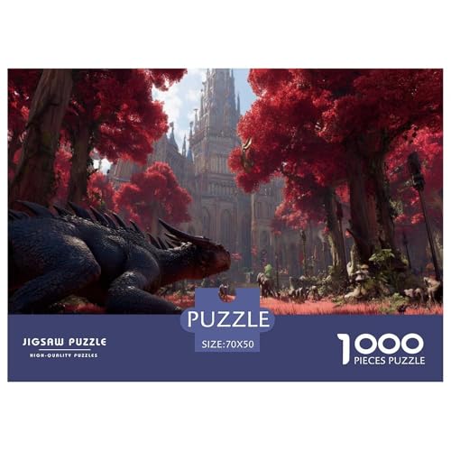Drache Puzzle 1000 Teiliges Herausforderungsspielzeug Für Erwachsene Burg Puzzlespiel Familienbildungsspiel Geschenk Für Home Dekoration 70x50cm 1000pcs Drache Puzzle 1000 Teiliges Herausforderungsspielzeug Für Erwachsene Burg Puzzlespiel Familienbildungsspiel Geschenk Für Home Dekoration 70x50cm 1000pcs von NQLIQOZKD