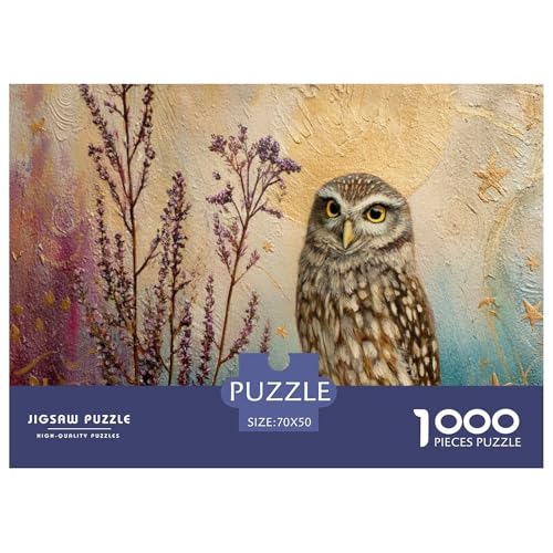 Eule Puzzle 1000 Teile Herausforderungsspielzeug Erwachsene Und Ab 12 Jahren Blume Puzzlespiel Bildungsherausforderung Entspannung Geschenk Für Home Dekoration 70x50cm 1000pcs Eule Puzzle 1000 Teile Herausforderungsspielzeug Erwachsene Und Ab 12 Jahren Blume Puzzlespiel Bildungsherausforderung Entspannung Geschenk Für Home Dekoration 70x50cm 1000pcs von NQLIQOZKD