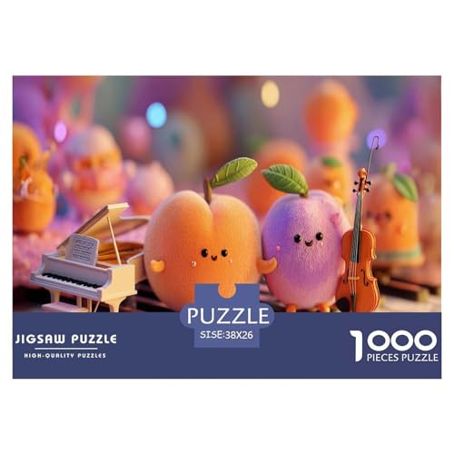 Frucht Puzzle 1000 Teiliges Herausforderungsspielzeug Erwachsene Und Ab 12 Jahren Musikparty Kreatives Puzzle Familienbildungsspiel Entspannung Geschenk Für Home Dekoration 38x26cm 1000pcs von NQLIQOZKD