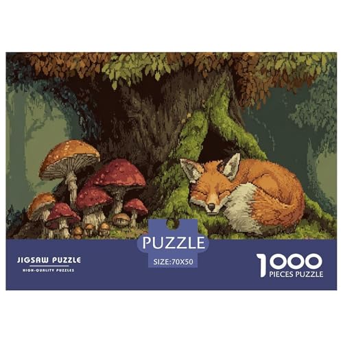 Fuchs Puzzle 1000 Teile Herausforderungsspielzeug Erwachsene Und Ab 12 Jahren Pilz Familienfreizeit Puzzle Familienbildungsspiel Geschenk Für Home Dekoration 70x50cm 1000pcs Fuchs Puzzle 1000 Teile Herausforderungsspielzeug Erwachsene Und Ab 12 Jahren Pilz Familienfreizeit Puzzle Familienbildungsspiel Geschenk Für Home Dekoration 70x50cm 1000pcs von NQLIQOZKD