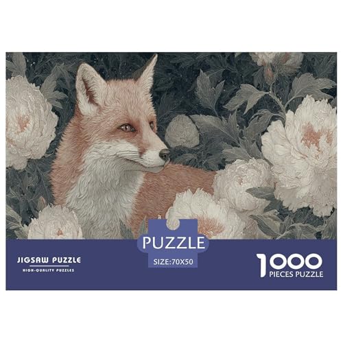 Fuchs Puzzle 1000 Teile Herausforderungsspielzeug Erwachsene Und Kinder Blumenbusch Familienfreizeit Puzzle Bildungsspiel Kreativ Geschenk Für Home Dekoration 70x50cm 1000pcs Fuchs Puzzle 1000 Teile Herausforderungsspielzeug Erwachsene Und Kinder Blumenbusch Familienfreizeit Puzzle Bildungsspiel Kreativ Geschenk Für Home Dekoration 70x50cm 1000pcs von NQLIQOZKD