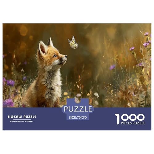 Fuchs Puzzle 1000 Teiliges Herausforderungsspielzeug Erwachsene Und Kinder Schmetterling Unmögliches Puzzle Familienbildungsspiel Geschenk Für Home Dekoration 70x50cm 1000pcs Fuchs Puzzle 1000 Teiliges Herausforderungsspielzeug Erwachsene Und Kinder Schmetterling Unmögliches Puzzle Familienbildungsspiel Geschenk Für Home Dekoration 70x50cm 1000pcs von NQLIQOZKD