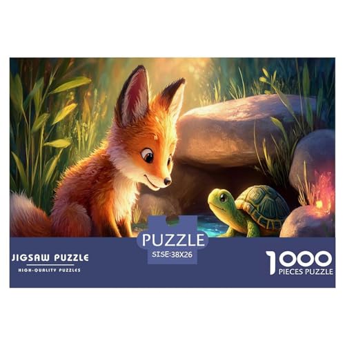 Fuchs Turtle Puzzle 1000 Teile Herausforderungsspielzeug Erwachsene Und Kinder Teich Unmögliches Puzzle Familienbildungsspiel Entspannung Geschenk Für Home Dekoration 38x26cm 1000pcs Fuchs Turtle Puzzle 1000 Teile Herausforderungsspielzeug Erwachsene Und Kinder Teich Unmögliches Puzzle Familienbildungsspiel Entspannung Geschenk Für Home Dekoration 38x26cm 1000pcs von NQLIQOZKD