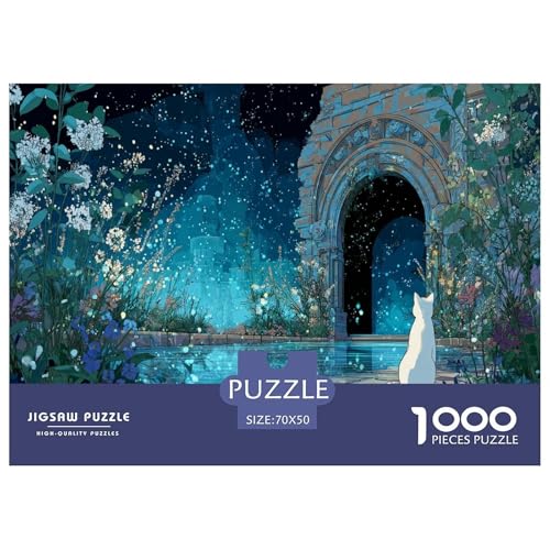 Garten Puzzle 1000 Teiliges Herausforderungsspielzeug Für Erwachsene Katze Puzzlespiel Bildungsherausforderung Entspannung Geschenk Für Home Dekoration 70x50cm 1000pcs Garten Puzzle 1000 Teiliges Herausforderungsspielzeug Für Erwachsene Katze Puzzlespiel Bildungsherausforderung Entspannung Geschenk Für Home Dekoration 70x50cm 1000pcs von NQLIQOZKD