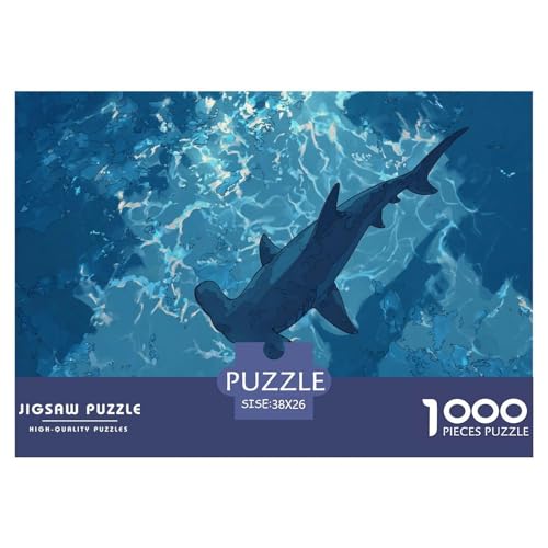 Hai Puzzle 1000 Teile Herausforderungsspielzeug Für Erwachsene Ozean Unmögliches Puzzle Bildungsherausforderung Geschenk Für Home Dekoration 38x26cm 1000pcs Hai Puzzle 1000 Teile Herausforderungsspielzeug Für Erwachsene Ozean Unmögliches Puzzle Bildungsherausforderung Geschenk Für Home Dekoration 38x26cm 1000pcs von NQLIQOZKD