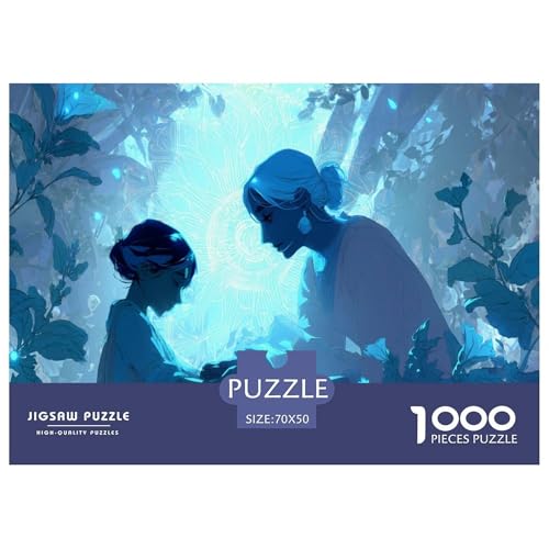 Heilung Puzzle 1000 Teiliges Herausforderungsspielzeug Erwachsene Und Kinder Fantasie Unmögliches Puzzle Bildungsherausforderung Geschenk Für Home Dekoration 70x50cm/1000pcs von NQLIQOZKD