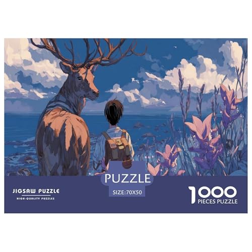 Hirsch Puzzle 1000 Teiliges Herausforderungsspielzeug Für Erwachsene Jugend Unmögliches Puzzle Bildungsherausforderung Geschenk Für Home Dekoration 70x50cm 1000pcs Hirsch Puzzle 1000 Teiliges Herausforderungsspielzeug Für Erwachsene Jugend Unmögliches Puzzle Bildungsherausforderung Geschenk Für Home Dekoration 70x50cm 1000pcs von NQLIQOZKD