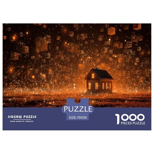 Hütte Puzzle 1000 Teiliges Herausforderungsspielzeug Für Erwachsene Leuchten Unmögliches Puzzle Bildungsherausforderung Geschenk Für Home Dekoration 70x50cm 1000pcs Hütte Puzzle 1000 Teiliges Herausforderungsspielzeug Für Erwachsene Leuchten Unmögliches Puzzle Bildungsherausforderung Geschenk Für Home Dekoration 70x50cm 1000pcs von NQLIQOZKD