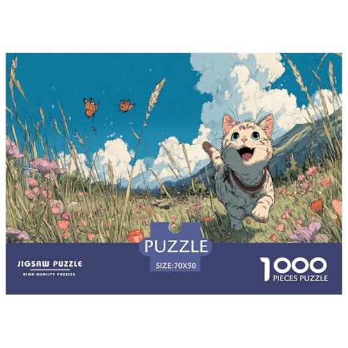 Kätzchen Puzzle 1000 Teile Herausforderungsspielzeug Erwachsene Und Kinder Steppe Puzzlespiel Bildungsspiel Kreativ Geschenk Für Home Dekoration 70x50cm 1000pcs Kätzchen Puzzle 1000 Teile Herausforderungsspielzeug Erwachsene Und Kinder Steppe Puzzlespiel Bildungsspiel Kreativ Geschenk Für Home Dekoration 70x50cm 1000pcs von NQLIQOZKD