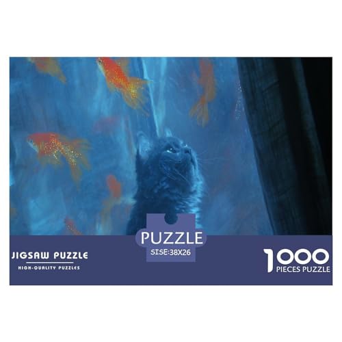 Katze Puzzle 1000 Teile Herausforderungsspielzeug Für Erwachsene Heilung Puzzlespiel Bildungsspiel Kreativ Geschenk Für Home Dekoration 38x26cm 1000pcs Katze Puzzle 1000 Teile Herausforderungsspielzeug Für Erwachsene Heilung Puzzlespiel Bildungsspiel Kreativ Geschenk Für Home Dekoration 38x26cm 1000pcs von NQLIQOZKD