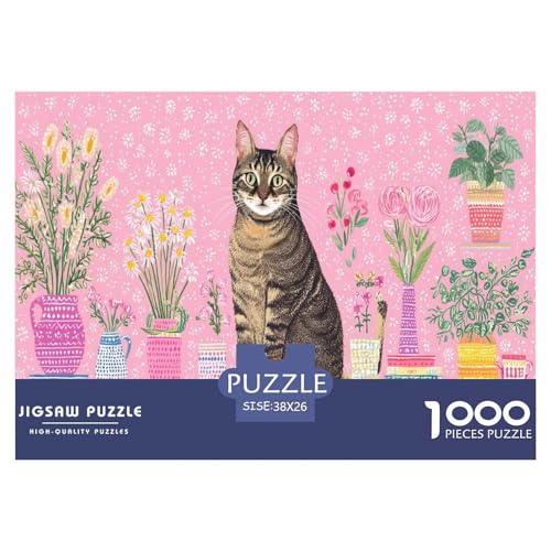 Katze Puzzle 1000 Teile für Erwachsene 12+ Niedlich Design Familienspiel Lernendes Puzzle Home Dekoration Geschenk 38x26cm 1000pcs Katze Puzzle 1000 Teile für Erwachsene 12+ Niedlich Design Familienspiel Lernendes Puzzle Home Dekoration Geschenk 38x26cm 1000pcs von NQLIQOZKD