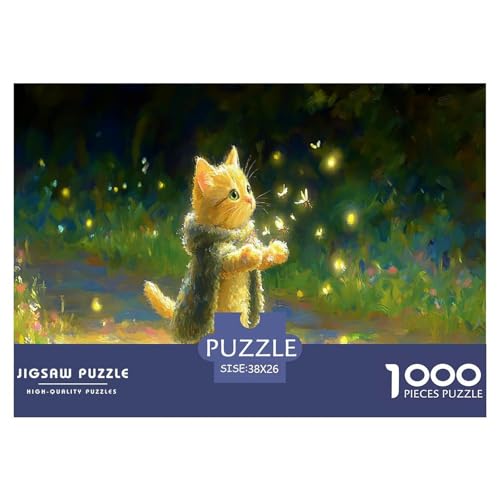 Katze Puzzle 1000 Teiliges Herausforderungsspielzeug Erwachsene Und Kinder Fee Tale Kreatives Puzzle Familienbildungsspiel Geschenk Für Home Dekoration 38x26cm 1000pcs Katze Puzzle 1000 Teiliges Herausforderungsspielzeug Erwachsene Und Kinder Fee Tale Kreatives Puzzle Familienbildungsspiel Geschenk Für Home Dekoration 38x26cm 1000pcs von NQLIQOZKD