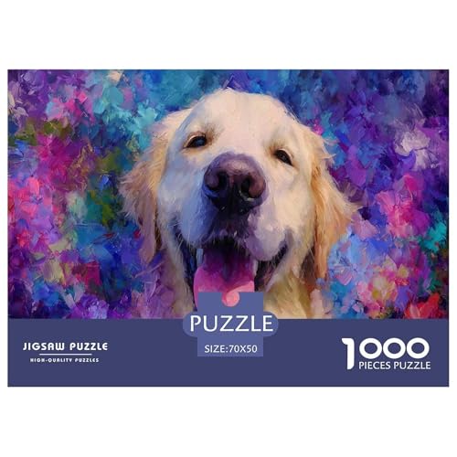 Labrador Puzzle 1000 Teiliges Herausforderungsspielzeug Erwachsene Und Kinder Lächeln Bildungsherausforderung Entspannung Geschenk Für Home Dekoration 70x50cm 1000pcs Labrador Puzzle 1000 Teiliges Herausforderungsspielzeug Erwachsene Und Kinder Lächeln Bildungsherausforderung Entspannung Geschenk Für Home Dekoration 70x50cm 1000pcs von NQLIQOZKD