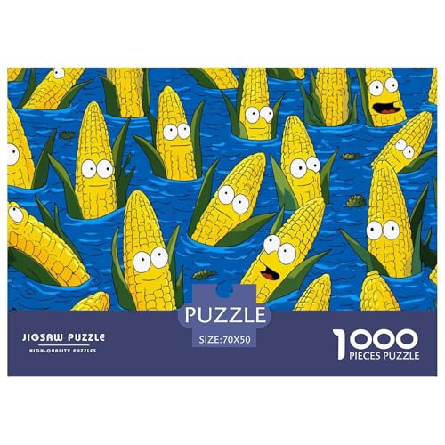 Mais Puzzle 1000 Teile Herausforderungsspielzeug Erwachsene Und Ab 12 Jahren Party Familienfreizeit Puzzle Familienbildungsspiel Geschenk Für Home Dekoration 70x50cm 1000pcs Mais Puzzle 1000 Teile Herausforderungsspielzeug Erwachsene Und Ab 12 Jahren Party Familienfreizeit Puzzle Familienbildungsspiel Geschenk Für Home Dekoration 70x50cm 1000pcs von NQLIQOZKD