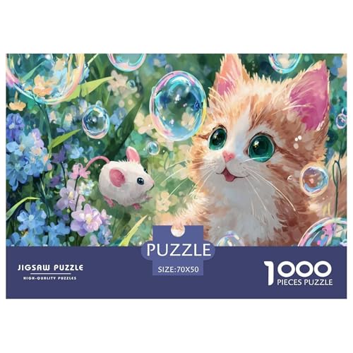 Maus Puzzle 1000 Teile Herausforderungsspielzeug Für Erwachsene Katze Familienfreizeit Puzzle Familienbildungsspiel Entspannung Geschenk Für Home Dekoration 70x50cm 1000pcs Maus Puzzle 1000 Teile Herausforderungsspielzeug Für Erwachsene Katze Familienfreizeit Puzzle Familienbildungsspiel Entspannung Geschenk Für Home Dekoration 70x50cm 1000pcs von NQLIQOZKD