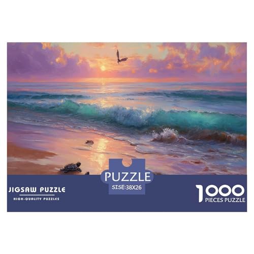 Meeresschildkröte Strand Puzzle 1000 Teile Herausforderungsspielzeug Erwachsene Und Ab 12 Jahren Ufer Kreatives Puzzle Bildungsherausforderung Geschenk Für Home Dekoration 38x26cm 1000pcs Meeresschildkröte Strand Puzzle 1000 Teile Herausforderungsspielzeug Erwachsene Und Ab 12 Jahren Ufer Kreatives Puzzle Bildungsherausforderung Geschenk Für Home Dekoration 38x26cm 1000pcs von NQLIQOZKD