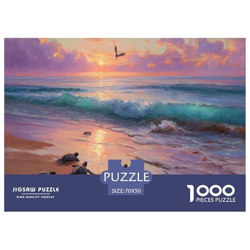 Meeresschildkröte Strand Puzzle 1000 Teile Herausforderungsspielzeug Für Erwachsene Ufer Puzzlespiel Bildungsherausforderung Geschenk Für Home Dekoration 70x50cm 1000pcs Meeresschildkröte Strand Puzzle 1000 Teile Herausforderungsspielzeug Für Erwachsene Ufer Puzzlespiel Bildungsherausforderung Geschenk Für Home Dekoration 70x50cm 1000pcs von NQLIQOZKD