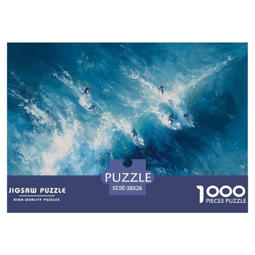 Meerwellen Puzzle 1000 Teile für Erwachsene 12+ Surferjunge Design Familienfreizeit Spiel Entspannendes Puzzle Home Dekoration Geschenk 38x26cm 1000pcs Meerwellen Puzzle 1000 Teile für Erwachsene 12+ Surferjunge Design Familienfreizeit Spiel Entspannendes Puzzle Home Dekoration Geschenk 38x26cm 1000pcs von NQLIQOZKD