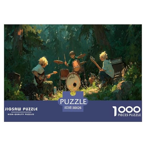 Musik Partei Puzzle 1000 Teile Herausforderungsspielzeug Erwachsene Und Ab 12 Jahren Wald Familienfreizeit Puzzle Familienbildungsspiel Entspannung Geschenk Für Home Dekoration 38x26cm 1000pcs Musik Partei Puzzle 1000 Teile Herausforderungsspielzeug Erwachsene Und Ab 12 Jahren Wald Familienfreizeit Puzzle Familienbildungsspiel Entspannung Geschenk Für Home Dekoration 38x26cm 1000pcs von NQLIQOZKD